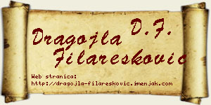 Dragojla Filaresković vizit kartica